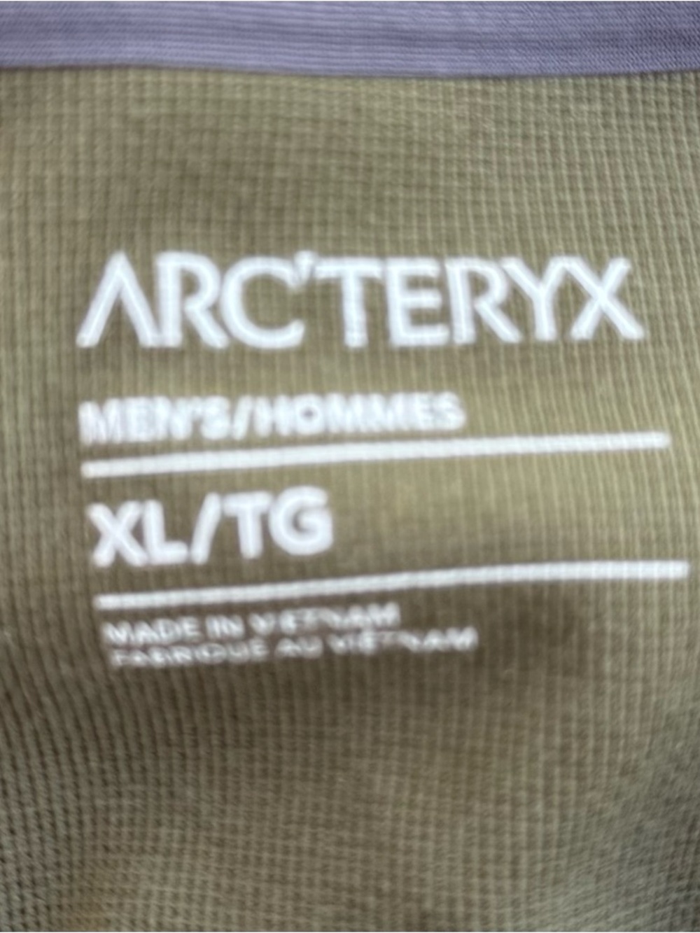 Arc'teryx Olive Hooded Long-Sleeve Men's Top - Picture 3 of 4